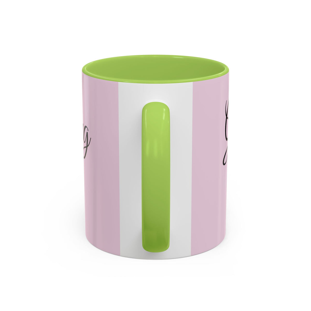 Good Morning Princess Accent Coffee Mug — Pink Script 11/15oz