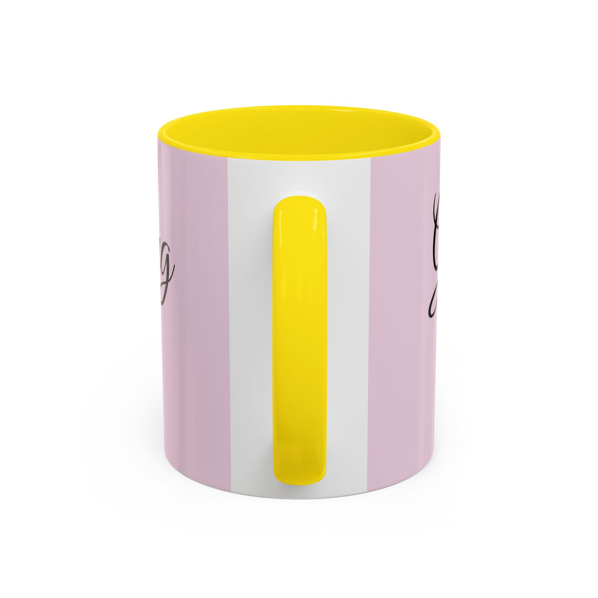 Good Morning Princess Accent Coffee Mug — Pink Script 11/15oz