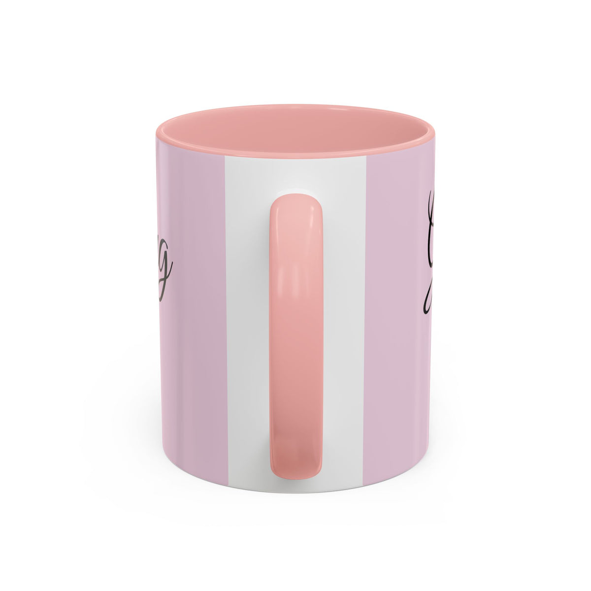 Good Morning Princess Accent Coffee Mug — Pink Script 11/15oz